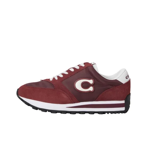 COACH Runner Low Топ Повседневная обувь Женская Красная