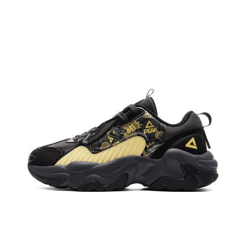 PEAK Extreme National Creativity Повседневный Низкий Топ Черный Мимоза Желтый Мужской