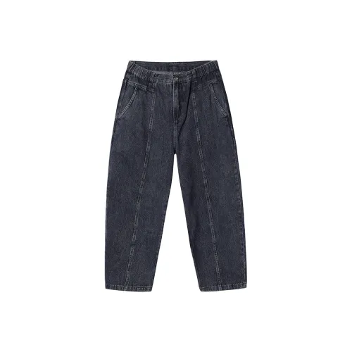 RIVER STONE Темно-синий Унисекс Джинсы