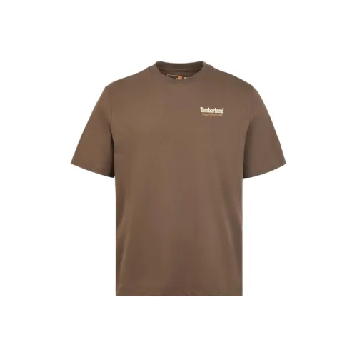 Timberland Коричневый Мужской T-Рубашки