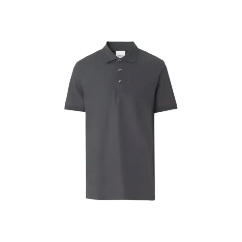 Burberry Поло Мужское Угольный Фотиния Серый