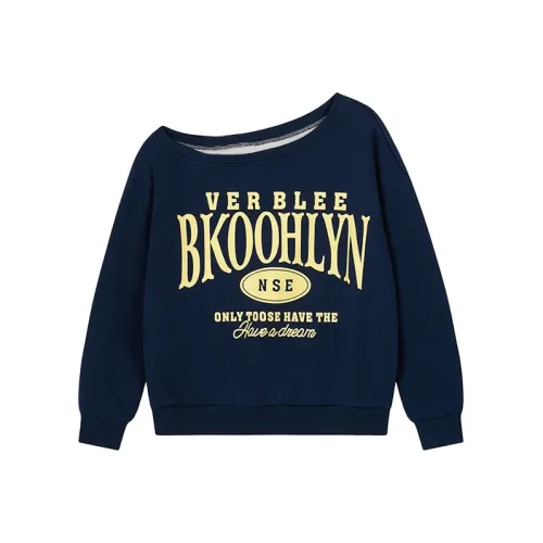 Zonibom Темно-синие женские свитшоты