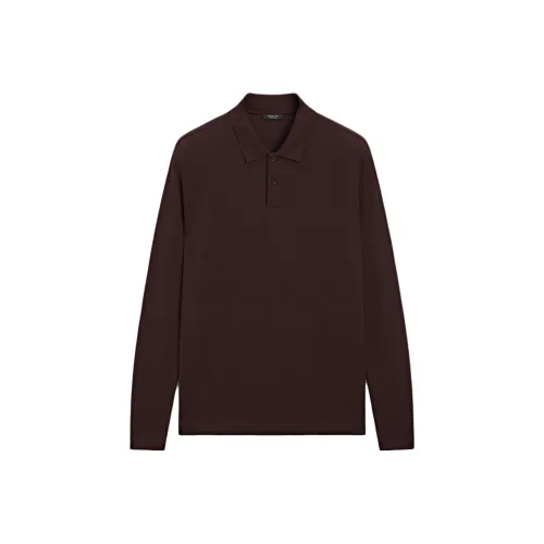 Massimo Dutti Red Men's Polo Shirt Масимо Дутти Красный Мужская Поло Рубашка