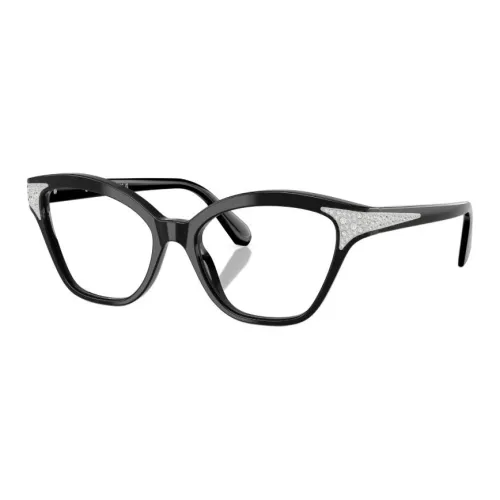 Кристалл Swarovski Кошачий глаз Оправы для очков Унисекс Черный
