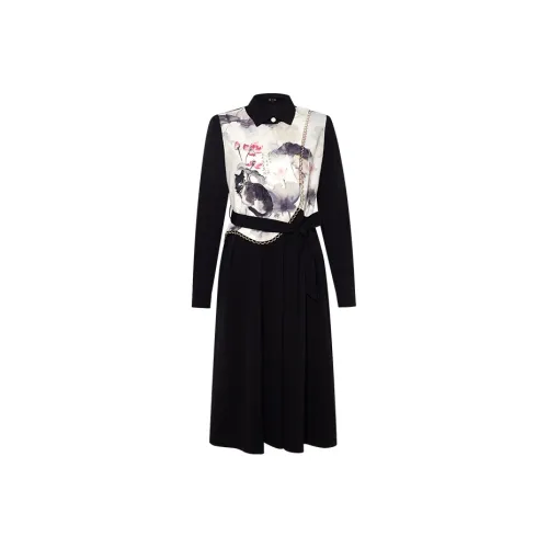 Two Or Three Things Длинное платье с длинными рукавами женское