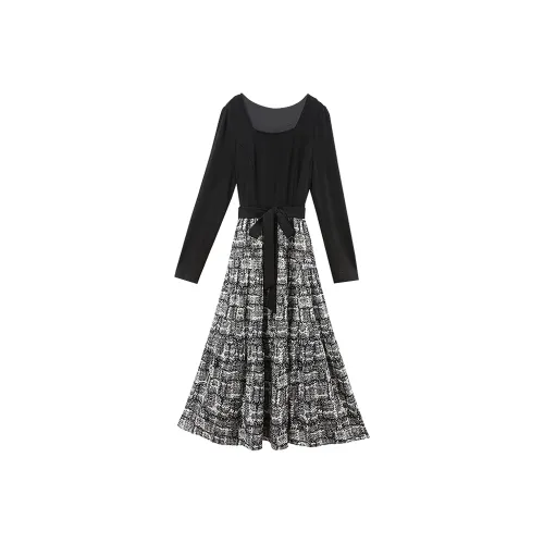 A paradise for awakening Длинное платье с длинными рукавами женское