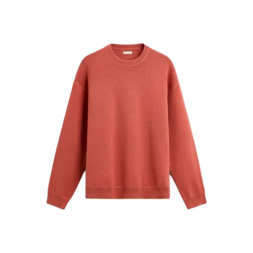 ZARA Светло-красный Мужской Трикотаж