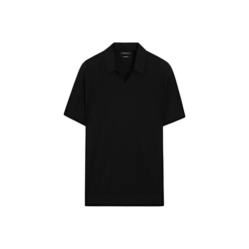 Massimo Dutti Черная мужская поло