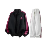 Чёрный+Белый Серый с красными полосами K