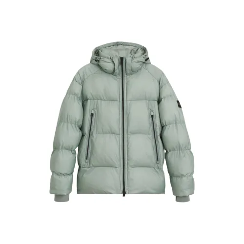 Hugo Boss Светло-зеленый Мужской пуховик