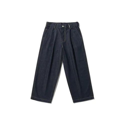 ODDCIRKUS Оригинальные джинсы из денима синие унисекс