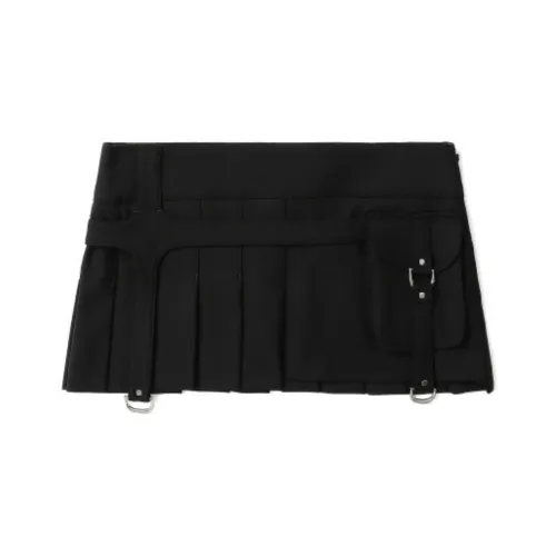 Off Белый Повседневные Короткие Юбки Женские