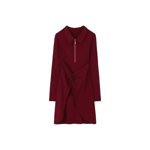 JOPPTI Длинное платье с длинными рукавами женское