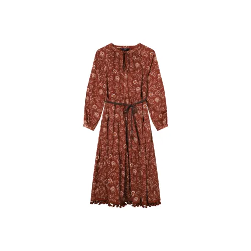 LOUISY AO Длинное платье с длинными рукавами женское