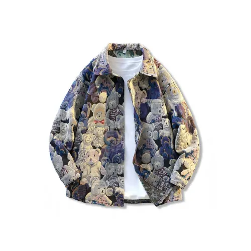 HSWLD Медведь Цвет Унисекс Куртки