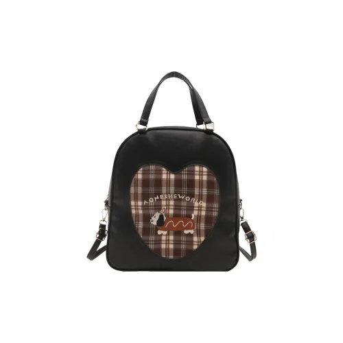 DALO ПУ (полиуретан) Рюкзак Женские Черный Коричневый Кофейный