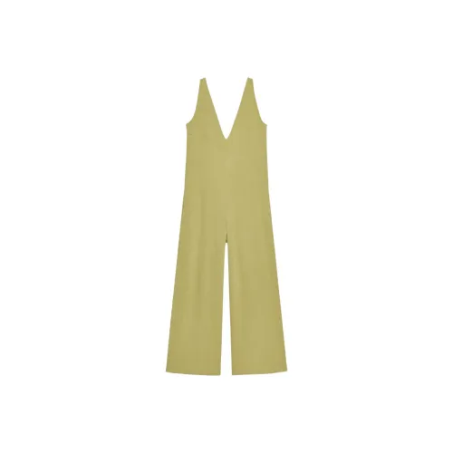 ZARA Оливково-зеленый Женский Комбинезон