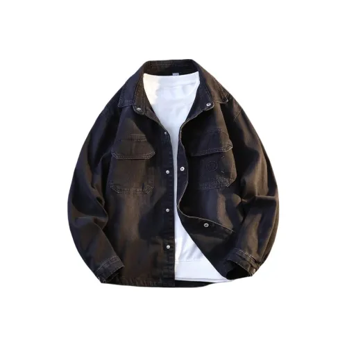 BAISHENGHU Черные Мужские Куртки