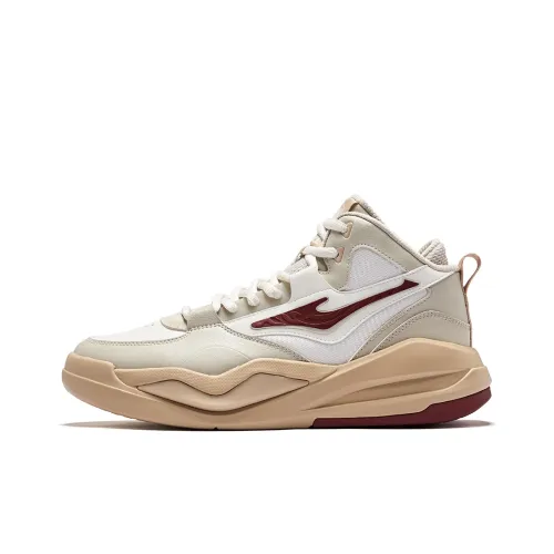 Erke Легкие и Дышащие Высокие Кроссовки для Скейтбординга Мужские Микрокристаллический Белый Пемзовый Серый