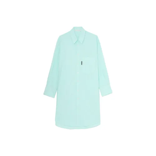 PALM ANGELS Длинное платье с длинными рукавами женское