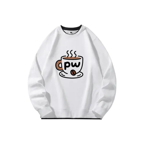 PWUE Белый Унисекс Свитшоты