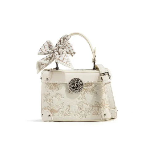 CentarlKatty ПУ (полиуретан) Сумка через плечо Сумка Обычная Женская Вышивка Белый