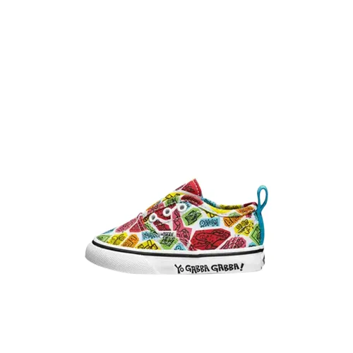 Yo Gabba Gabba x Vans Аутентичный низкий топ обувь для малышей белый для новорожденных и малышей
