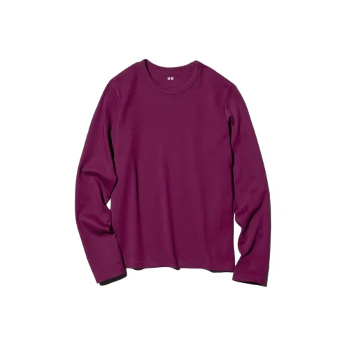 UNIQLO Фиолетовые Женские T-рубашки