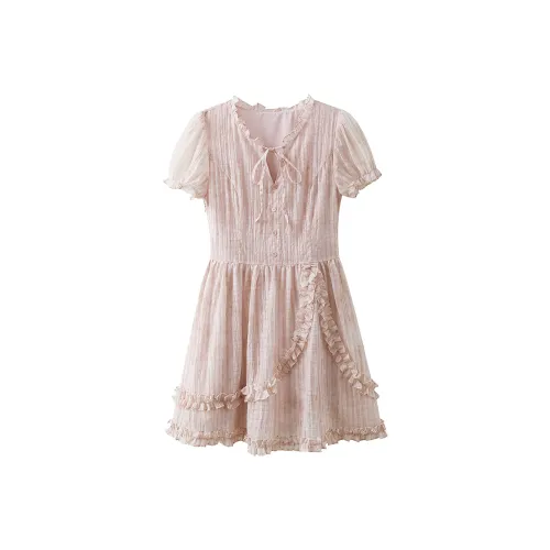 AURORA DIARY Короткое платье с короткими рукавами женское