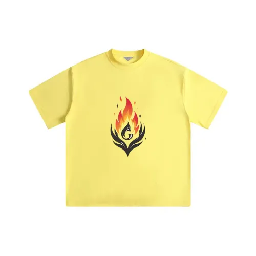 GDRG Желтый Унисекс T-рубашки