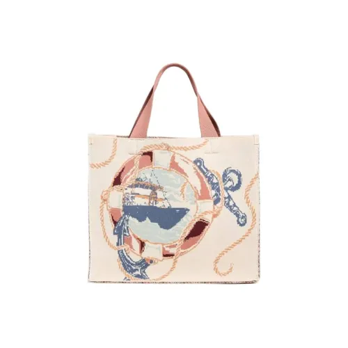 Zimmermann Жаккард Тоут Сумка Сумка для покупок Сумка среднего размера Женская Бежевая