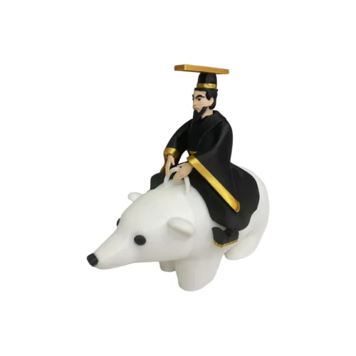 Cute Chip Абстрактный Орнамент Qin SHI Huang На коне Белый медведь Шутка Креативная Шутка Игрушка