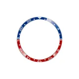 Синий, красный, круг, белый текст