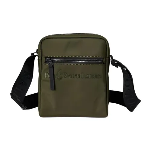 Polo Ralph Lauren Полиэстер Сумка через плечо Мужская Оливково-зеленая