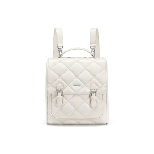 JUST STAR Синтетическая кожа Рюкзак Средний Женская Белый Коричневый Черный