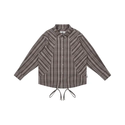 EMPTY REFERENCE Коричневый Унисекс Рубашки