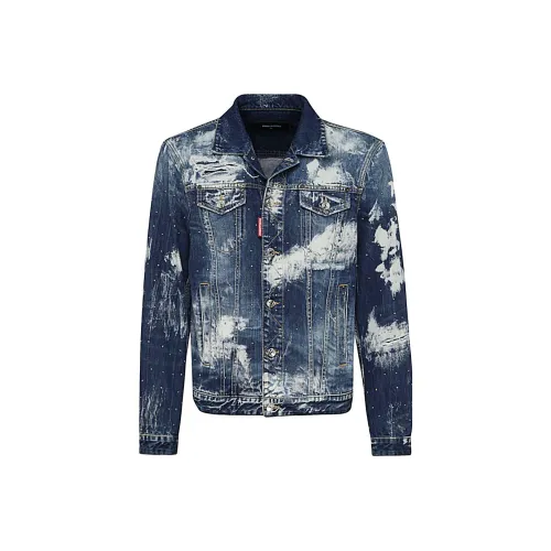DSQUARED 2 FW22 Denim Jacket Men's Blue