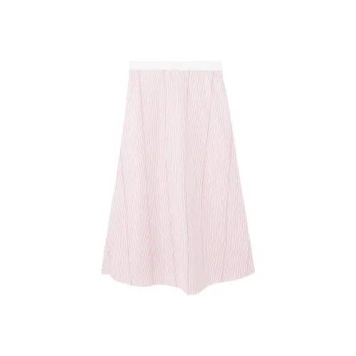 GUCCI FW25 Повседневный Длинный Юбка Женские Розовый