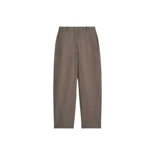 COS Коричневый Женские Повседневные Брюки