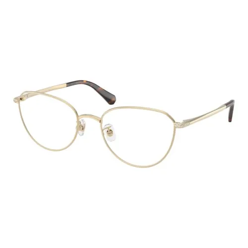Swarovski Металл Кошачий глаз Оправы для очков Унисекс Золото