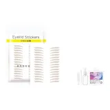 10 шт (Уменьшенный Круглый Тонкий Тюнеры) Размер 10 Двойной Eyelid Патч + Y-образная Форка + Пинцет + Бутылка Спрея *1