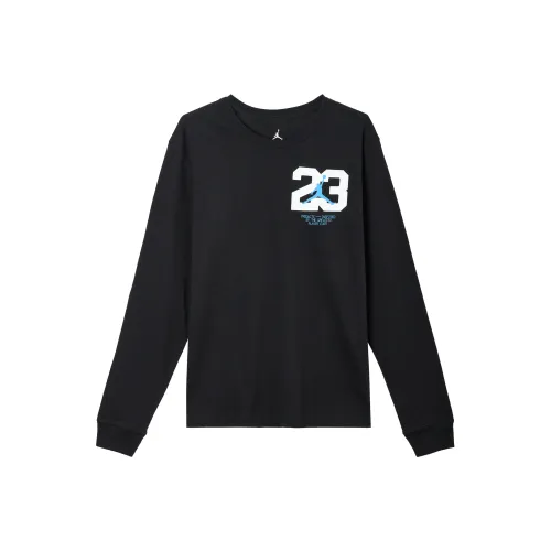 Джордан Dri Fit Sport T-Shirt Мужской Черный Легенда Синий