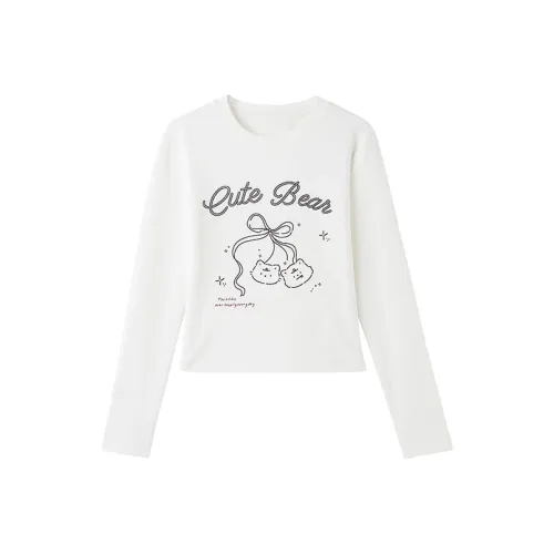 JOSR Белые Женские T-рубашки