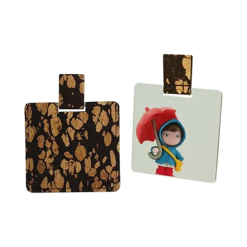 ECOHOME Пробка Кофейная Гуща Карта Зеркальце Очень Тонкий Нержавеющая Сталь Unbreakable Карманное Зеркало Креативный