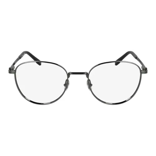 LACOSTE Collaboration Металлические Круглые Оправы для Очков Мужские Черные