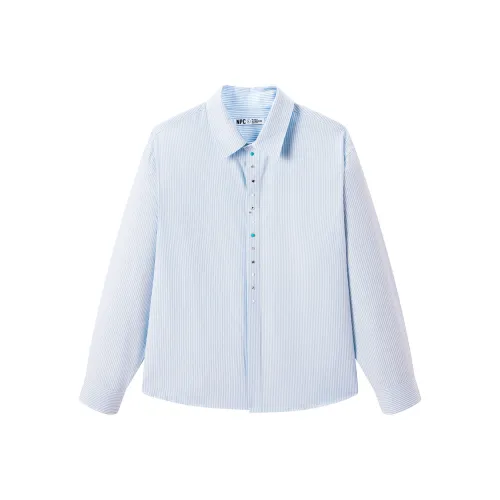 NPC Светло-Синие Мужские Рубашки