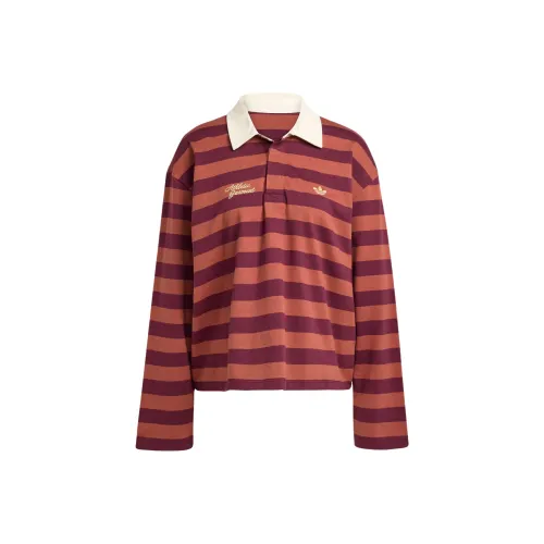 Adidas Originals ATHL DEPT Полосатая рубашка Polo Женская