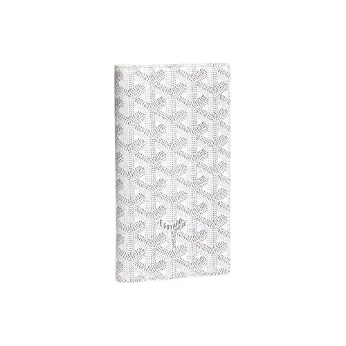 GOYARD SAINT ROCH Goyardine Canvas с Vauzelles Телячья кожа Кошелек Women's White