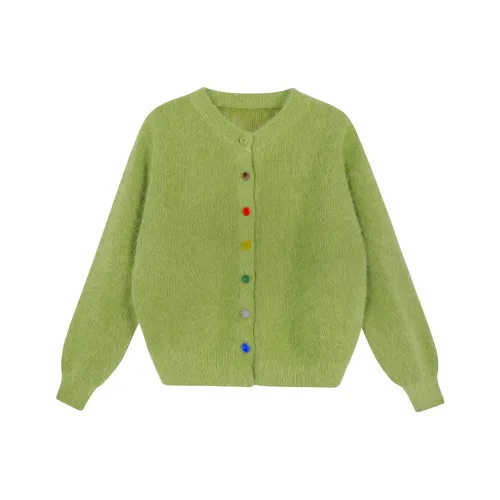 VKXOW Светло-зеленый Женский Трикотаж