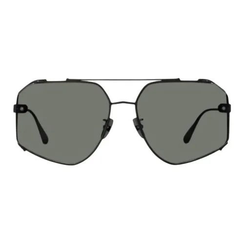 Linda Farrow Aviator Солнцезащитные очки Мужские Черные